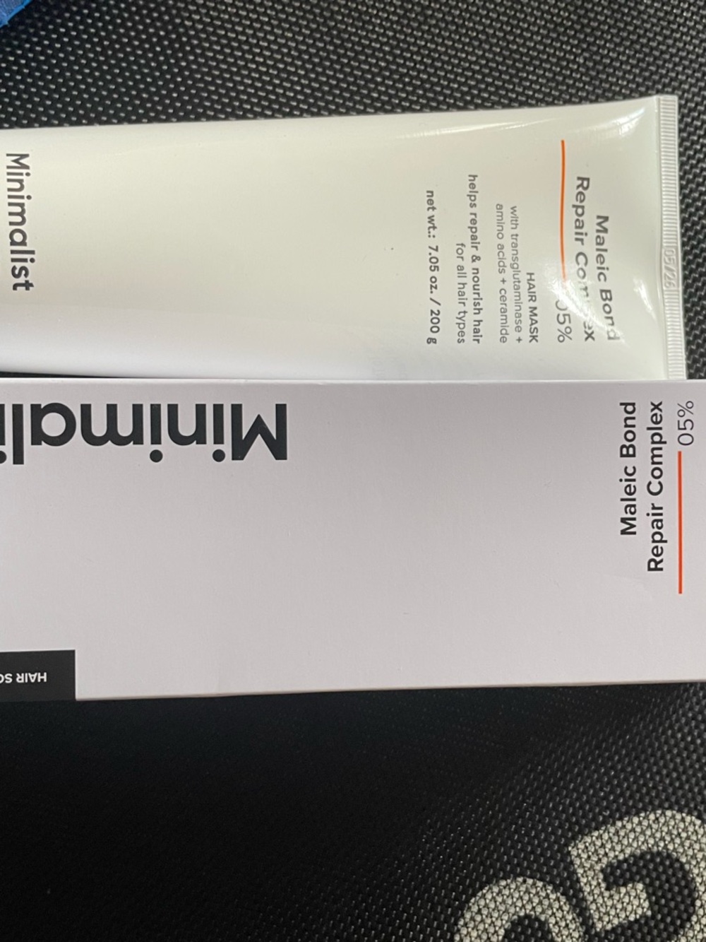 Minimalist Malic Bond Repair Complex 0.5% Tube - White